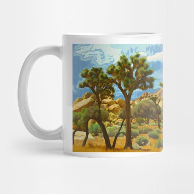 Joshua Tree National Park Oil Painting by soulfulprintss8